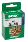 Preview: Spax Universalschrauben, Stahl, Gelb, 16 x 3,5 mm, 100 Stück 4081020350162
